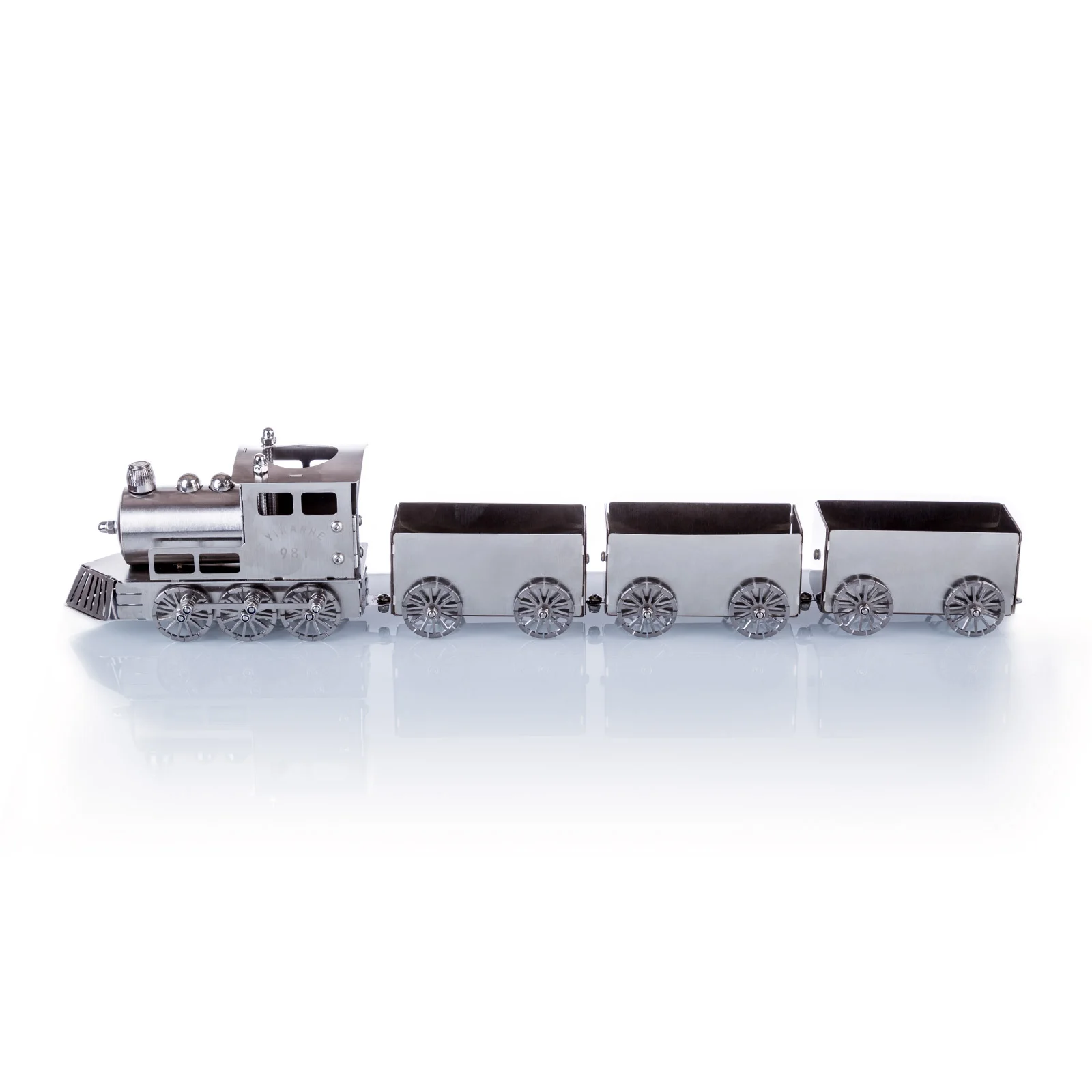 New 3D Metal Mechanical Assembled Finish Model Handmade Crafts Gift for Home Office Decor - Steam Train | Игрушки и хобби