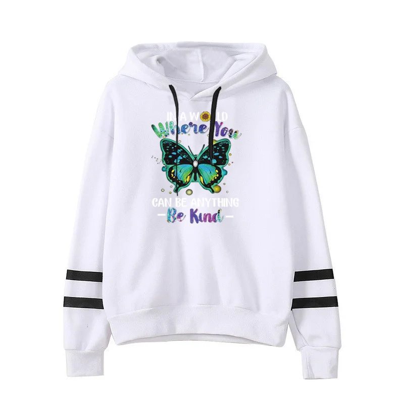 

Women hoodies The parallel bars design of single men and women who dress hooded fleece jacket