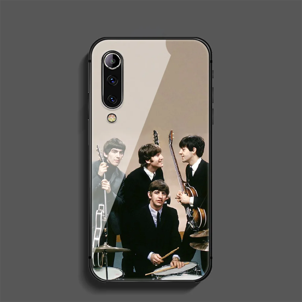 

Beatle Band Rock Phone Tempered Glass Case Cover For Xiaomi Mi Note A2 A3 8 9 3 9 9T 10 Max Pro Lite Ultra 3D Phone case Cell