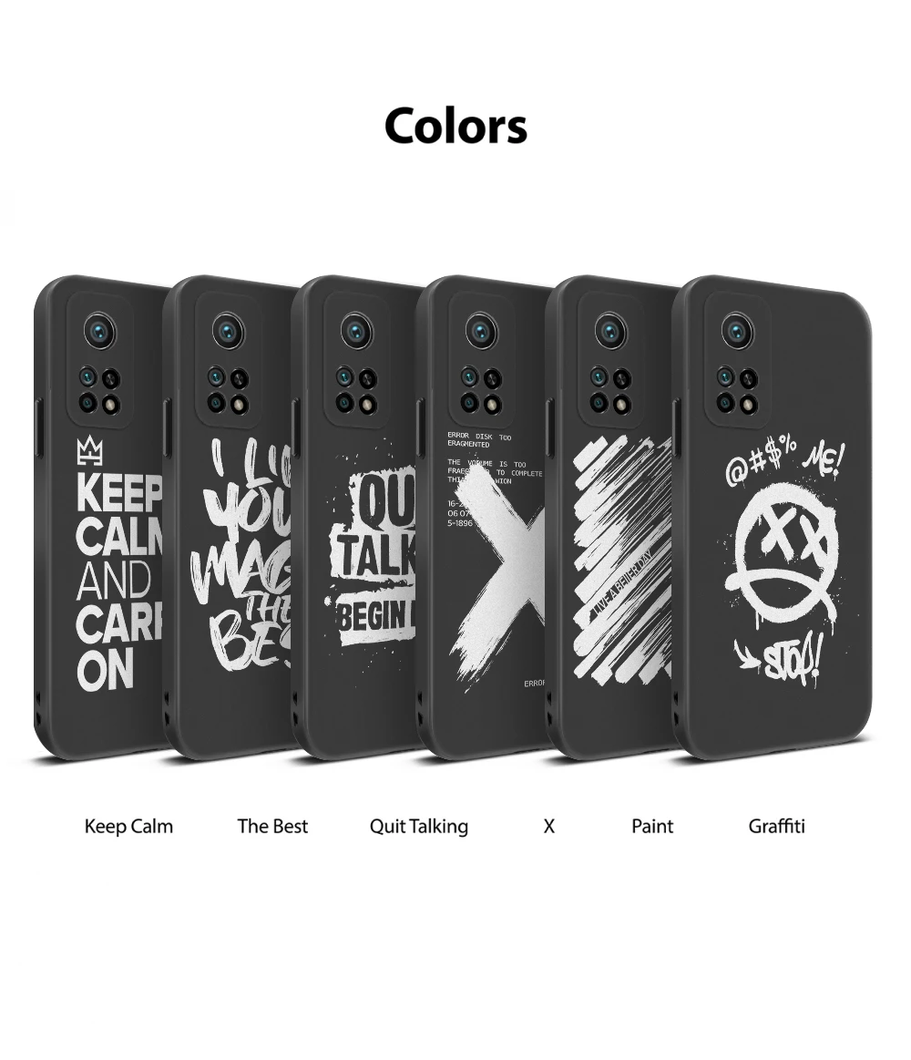 

Rzants For Xiaomi Mi 10T / 10T Pro Soft Case [Street trend] shockproof Bumper Cover Phone Casing