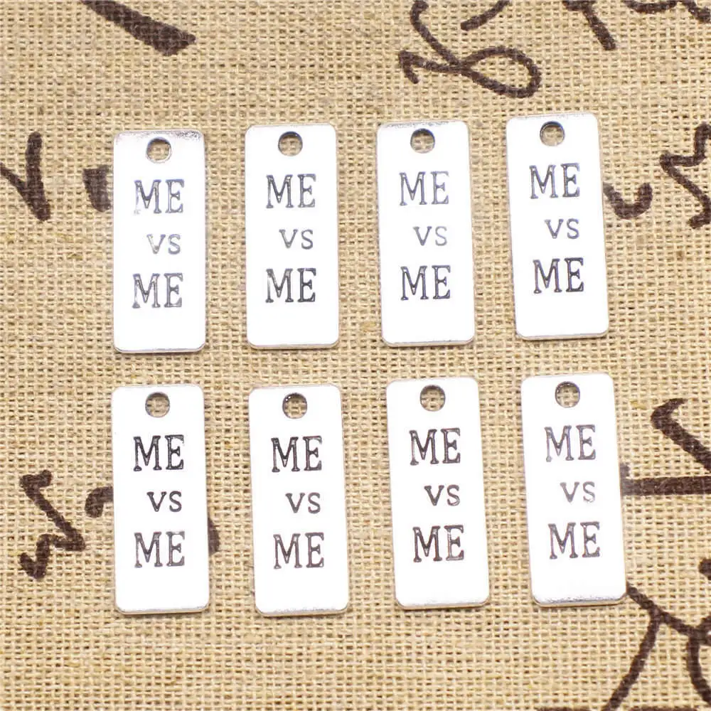 

10 шт., подвески серебряного цвета, 24 х10 мм