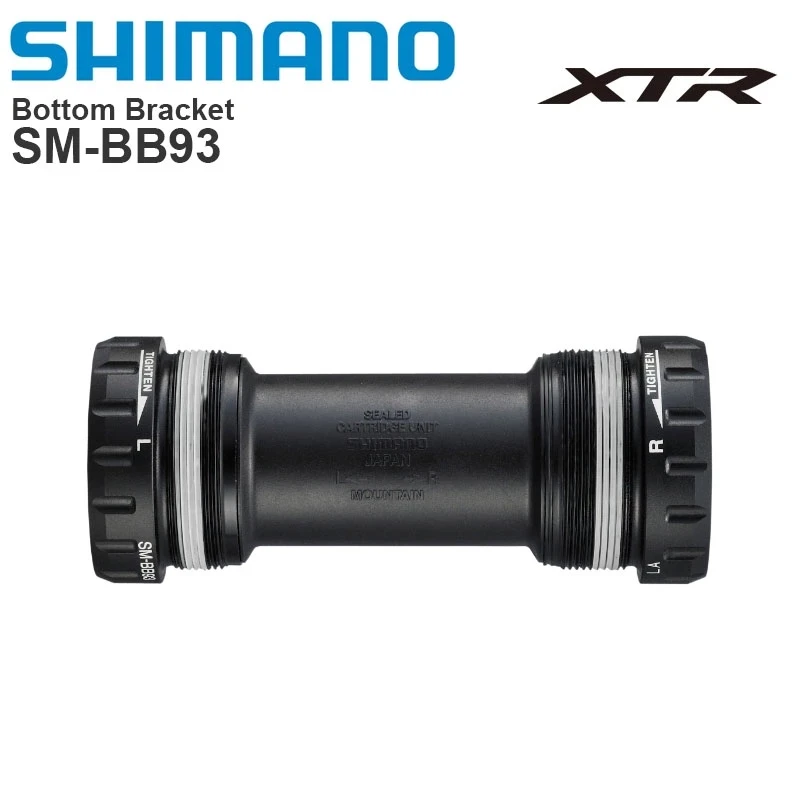 

Original SHIMANO XTR M9000 SM-BB93 Bottom Bracket - Threaded - HOLLOWTECH II - 68/73 mm shell width