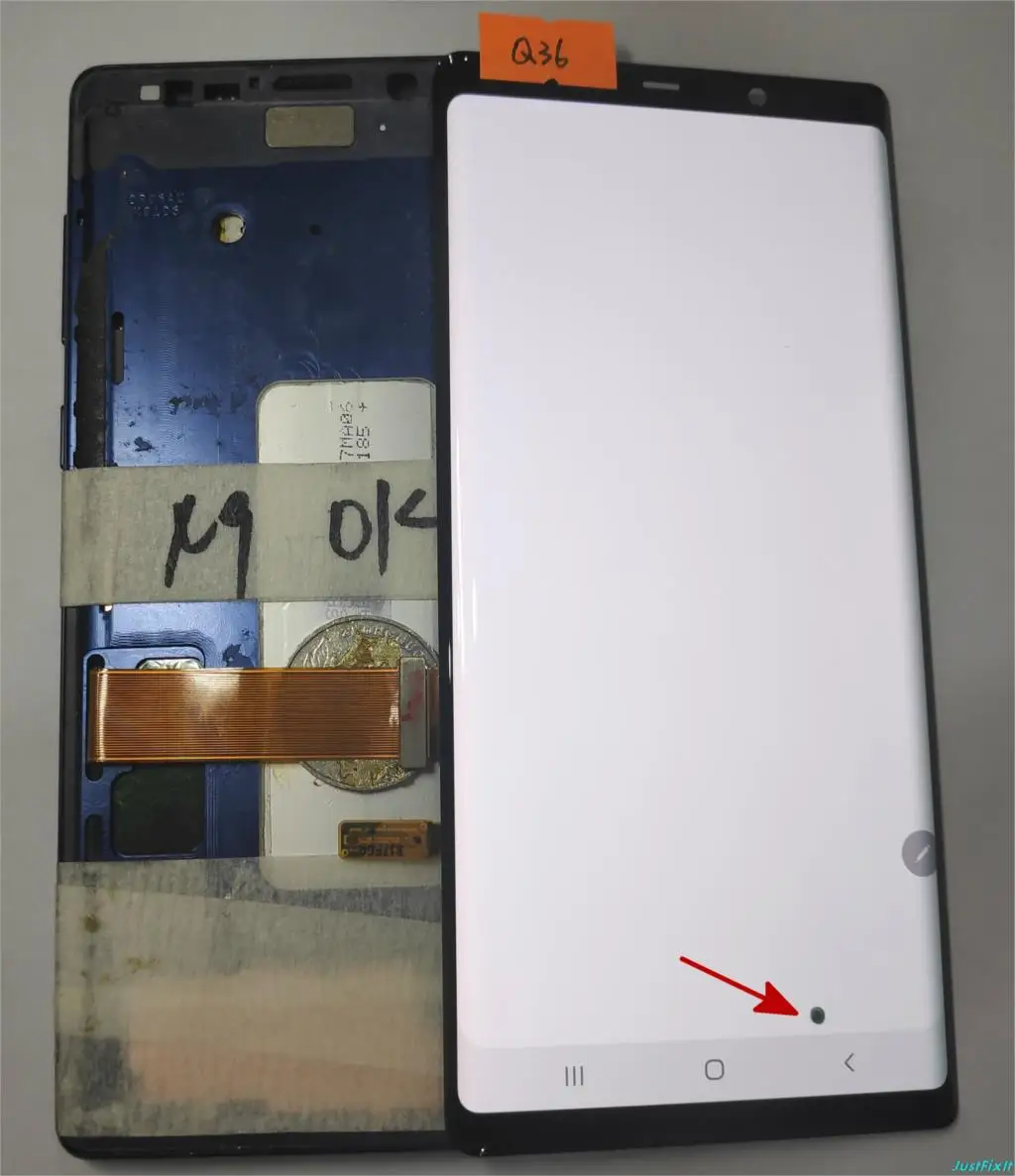 Q36 Для samsung Galaxy Note 9 N960 N960F N960D N960DS дефект ЖК-дисплей кодирующий преобразователь сенсорного экрана в сборе 6," Super Amoled - Цвет: Q36