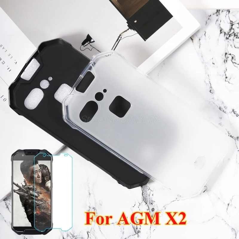 Чехол для AGM X2 мягкий силиконовый чехол Задняя накладка чехла из ТПУ защиты