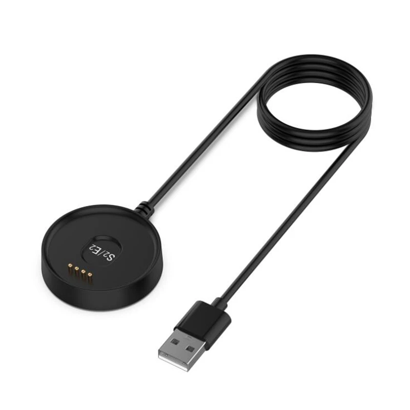 

Совместимое зарядное устройство для Ticwatch E2 S2-Подставка для зарядки USB-кабель для зарядки 100 см-аксессуары для часов