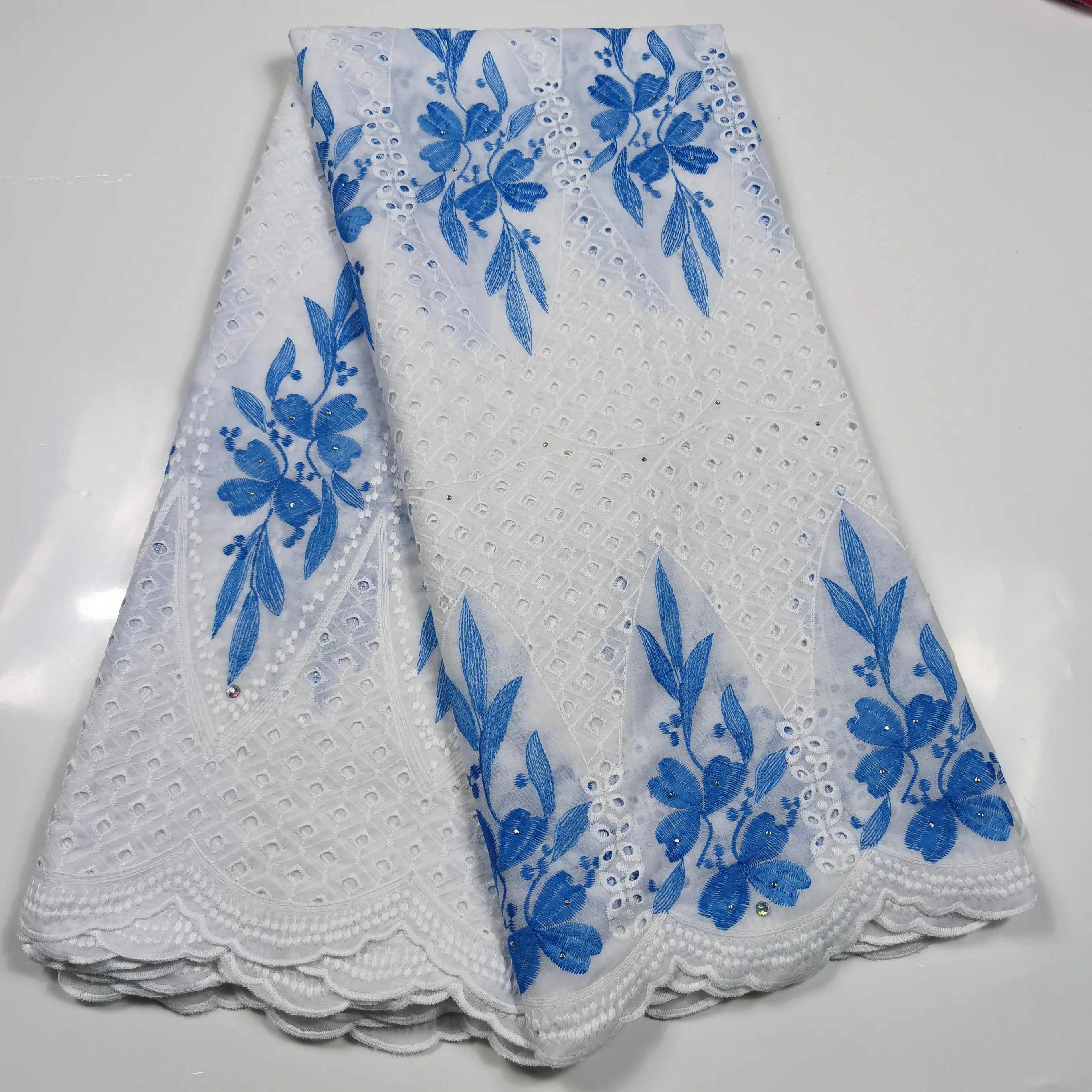 Высококачественная швейцарская вуаль кружевная ткань африканская в нигерийском