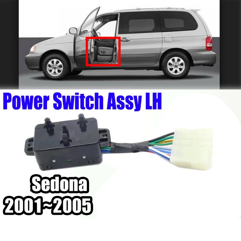 

Car Front Left Power Seat Switch Box Assy for KIA SEDONA 2001-2005 0K95D88161D