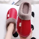 Модные зимние теплые меховые тапочки для женщин и мужчин, домашняя обувь без застежек, удобные домашние тапочки для мальчиков и девочек обувь для помещений 2021