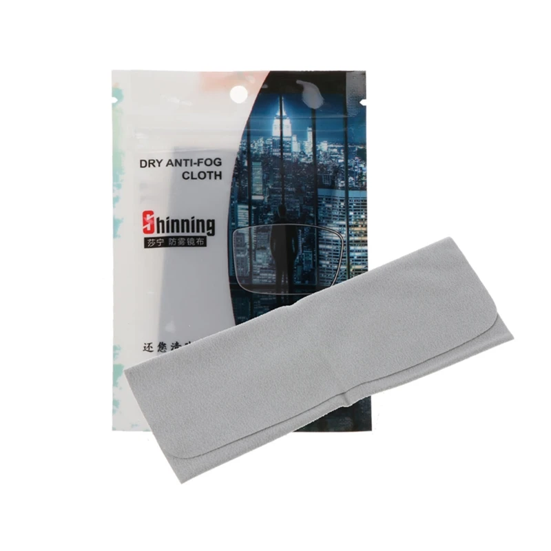 

Tech Nano Anti Fog Wipe Treatment Reusable Cloth for Glasses Swim Bicyle Goggles