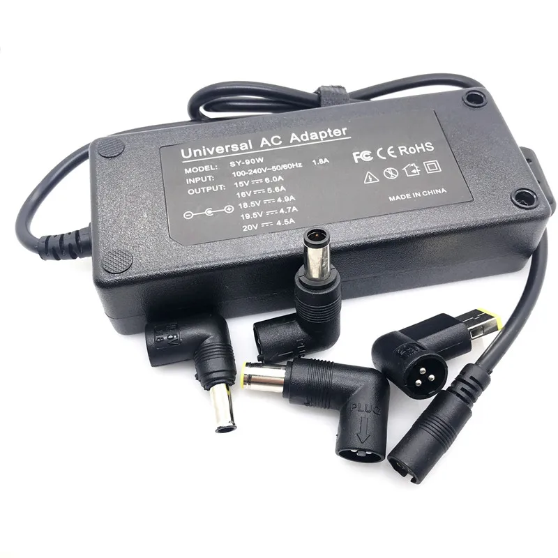 DC 15 V/16 V/18,5 V/19,5 V/20 V 4.74A-6A 90W ноутбук AC универсальный адаптер питания зарядное устройство для ASUS DELL Зарядка для ноутбука Toshiba