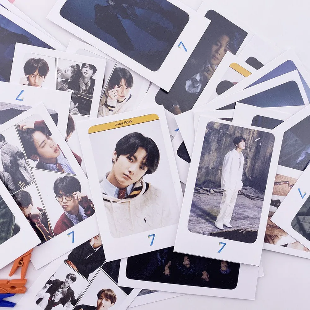 Южно корейские группы K POP Bangtan Boys плакат ломо карты карта души 7 фотокарточек