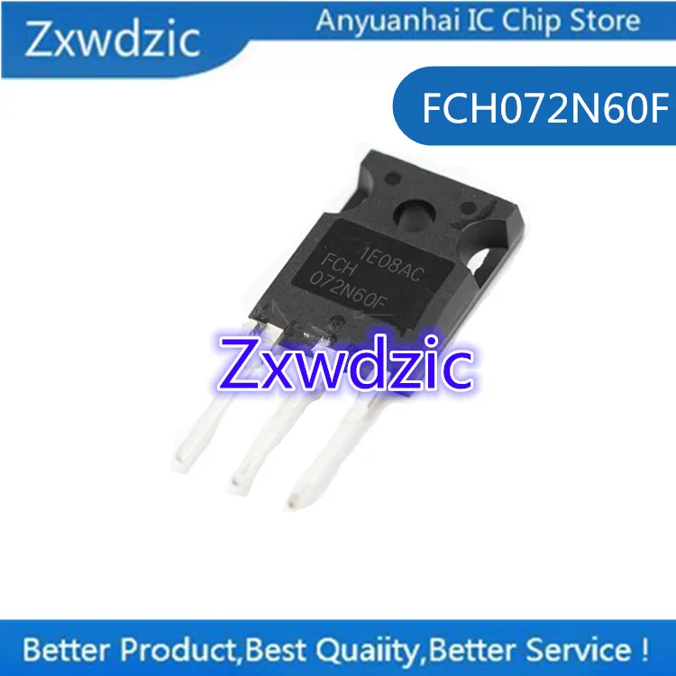 

10pcs 100% New Imported Original FCH072N60F 072N60F FDH27N50 FGY75N60SMD FGY75N60 TO-247 IGBT Transistor