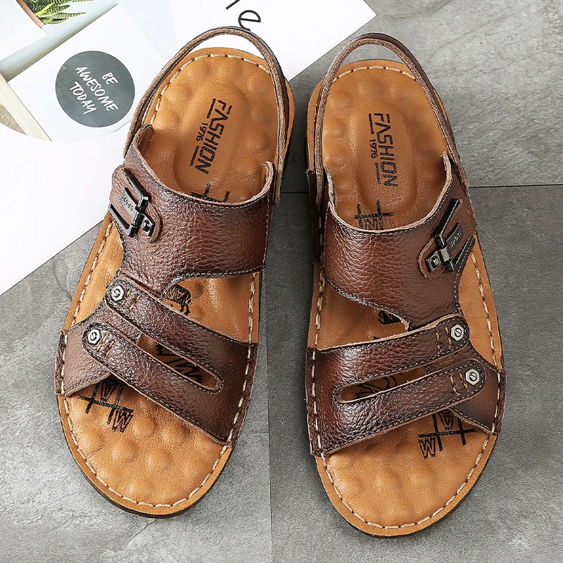 

Sandals For Men Roman Sandals Men Sandalias De Cuero Para Hombre 2020 Shoes Playa Deportivas Outdoor Sandel For Sport