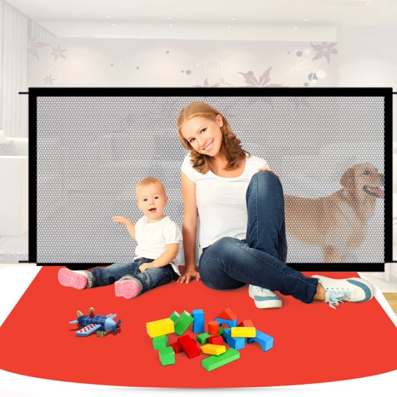 Прочная выдвижная изоляционная сетка для домашних животных ворота лестниц и