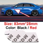 1 шт. боковая эмблема кузова автомобиля значок наклейка s для Sline S line Audi TT A3 A4 B5 B6 B8 A5 A6 Q5 стикер аксессуары для багажника автомобиля