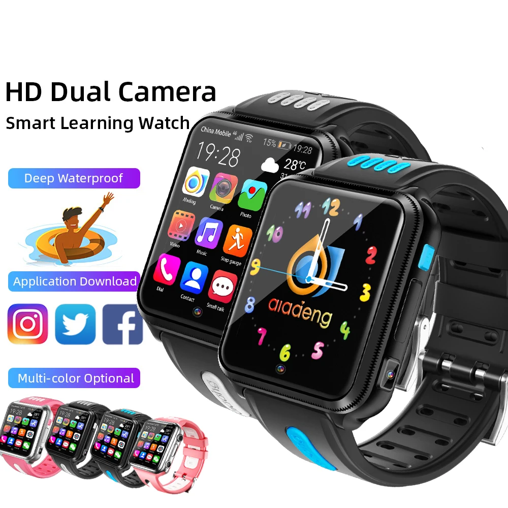 Android 9 0 смарт 4G Удаленная камера GPS Wi-Fi Дети Студенты Smartwatch голосовой вызов Google Play