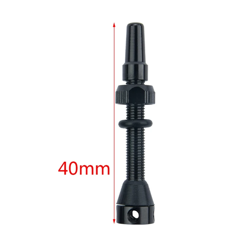 

40mm MTB Road Bike Tubeless Vacuum Nozzle Bicycle Parts Tubeless Air Valves Stem