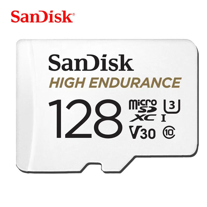 SanDisk Memory Card High Endurance Micro SD Card V30 U3 4K 32GB 64GB 128GB 256GB TF Cards for Dash Cam Home Video Monitoring