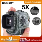 BOBLOV P4 5X цифровой зум ночное видение Монокуляр Goggle охотничий телескоп 200 м инфракрасная камера Фото DVR для охоты