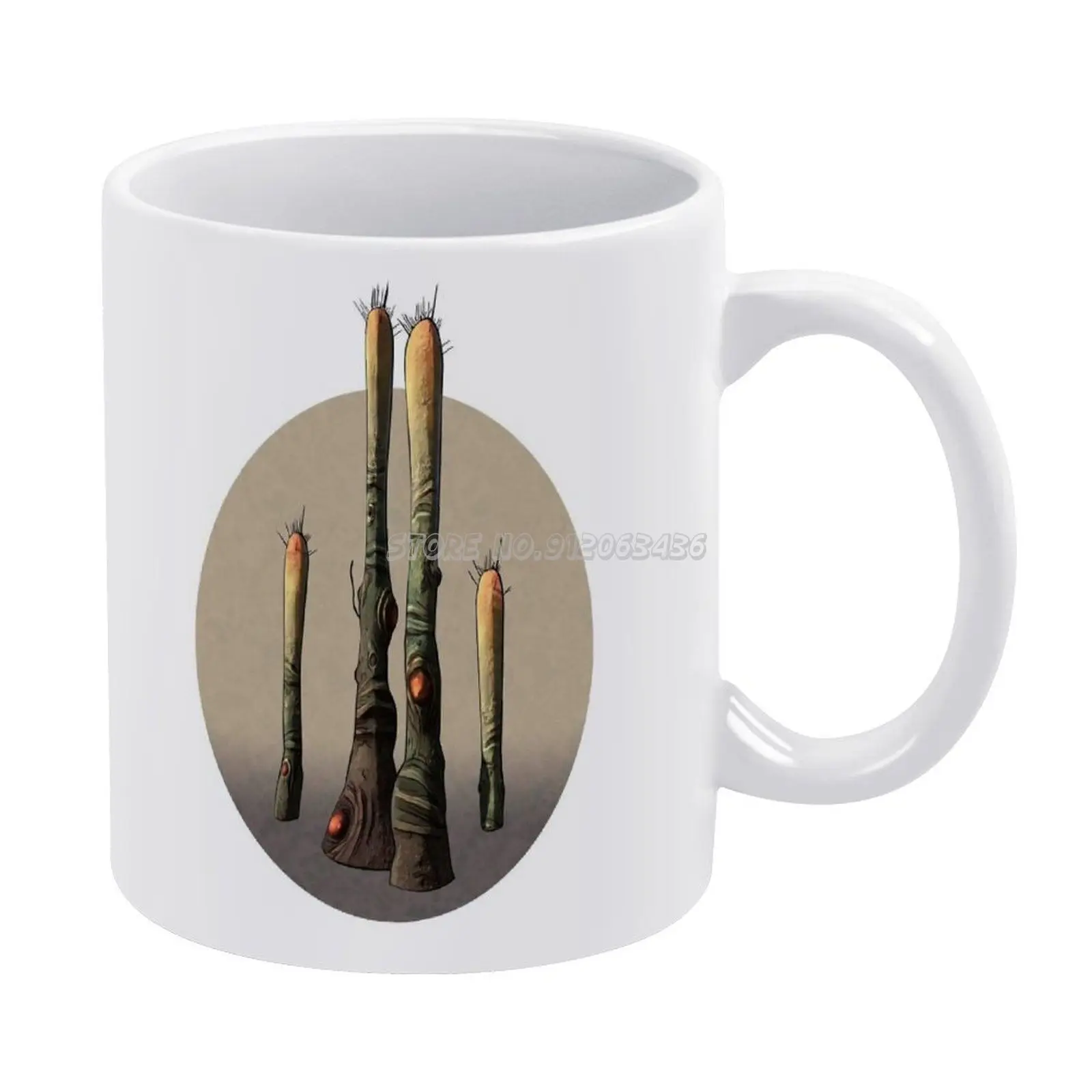 Цветочные кофейные кружки керамические персонализированные 11 унций белая