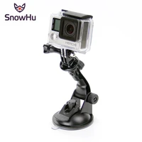 snowhu 7cm windshield suction cup mount for gopro hero 10 9 8 7 6 for yi 4k with tripod adapter mount camera accessory gp61
