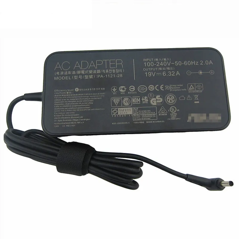 

New 19V 6.32A 120w AC Adapter Charger For Asus N70 N71 N71J N71JA N71JQ N73 N73JQ N76 N76V N76VJ N76VZ N81VP NX90 NX90JQ
