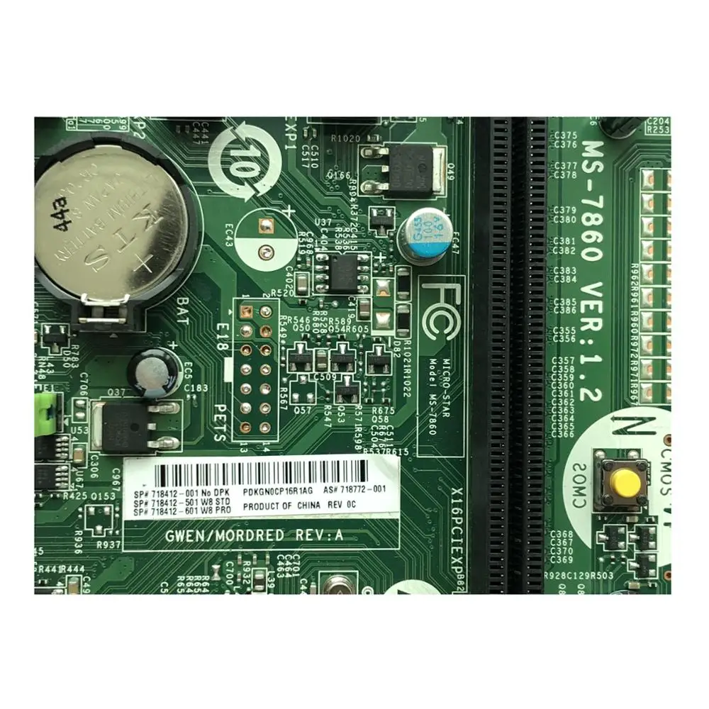 718772-001 для HP ProDesk 498 G1 десктопная материнская плата MS-7860 718412-001 на 100% протестирована