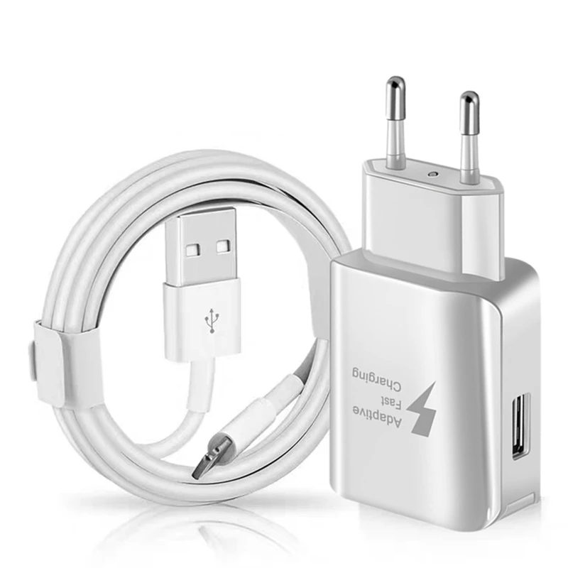 ЕС USB зарядное устройство Быстрая зарядка кабель для iPhone 6 6S 7 8 Plus X XR XS 11 Pro Max 5S 5 SE iPad