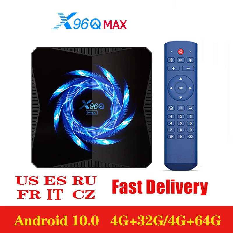 2020 версия X96Q max H616 Smart TV Box Android 10 0 4K HD Youtube медиаплеер 2 4G/5G Wifi телеприставка PK