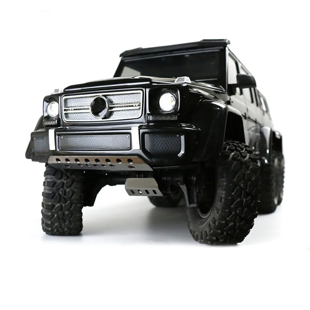 

Защитная пластина, защита шасси, защитная пластина, комплект, передняя и задняя противоударные детали для TRAXXAS TRX6 Benz G63, обновленные детали д...