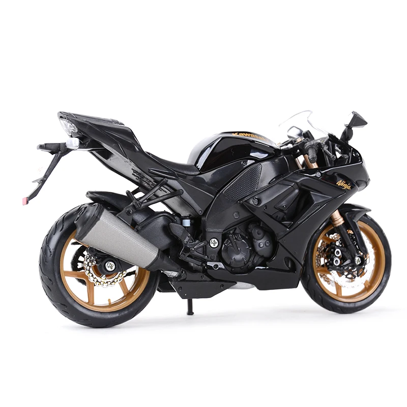 Maisto 1:12 Kawasaki Ninja ZX-10R Черный Литой Транспортных средств Коллекционная хобби модель