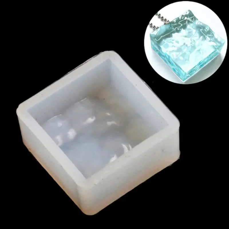 

Water Ripple Silicone Mold Resin Epoxy Handmade DIY Jewelry Making Pendant Silicone Square Round Rectangle Mould R9JE