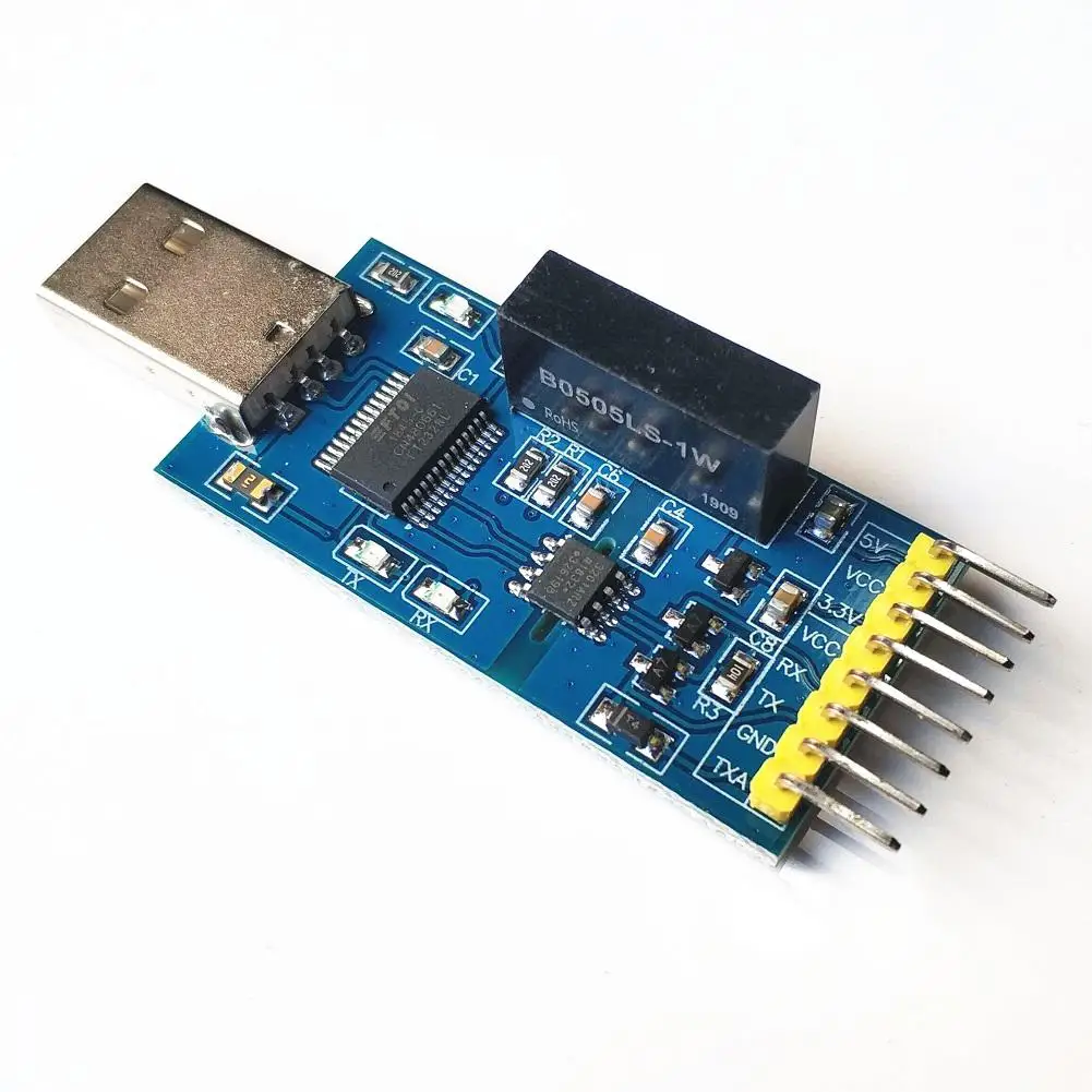 USB для последовательного порта Золотой TTL UART модуля FT232RL с изоляцией напряжения