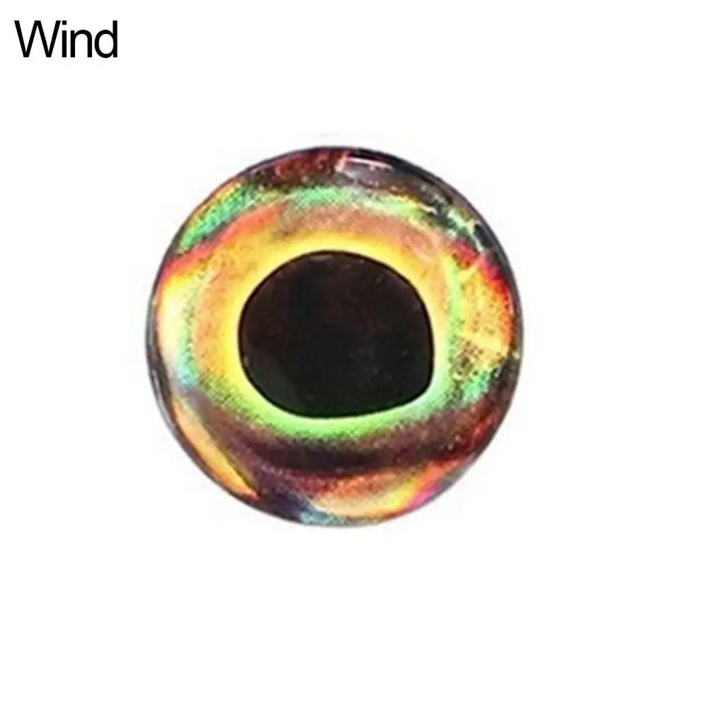 

20 Pcs 7-15mm 4D Fly Fishing Lure Eyes Tying Jig Tackle Crafts Dolls Waterproof