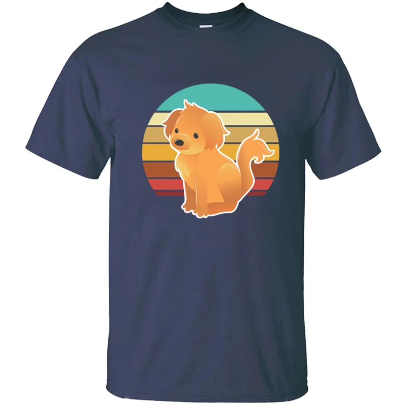 Уличная одежда Ретро стиль золотистый ретривер для любителей собак домашних