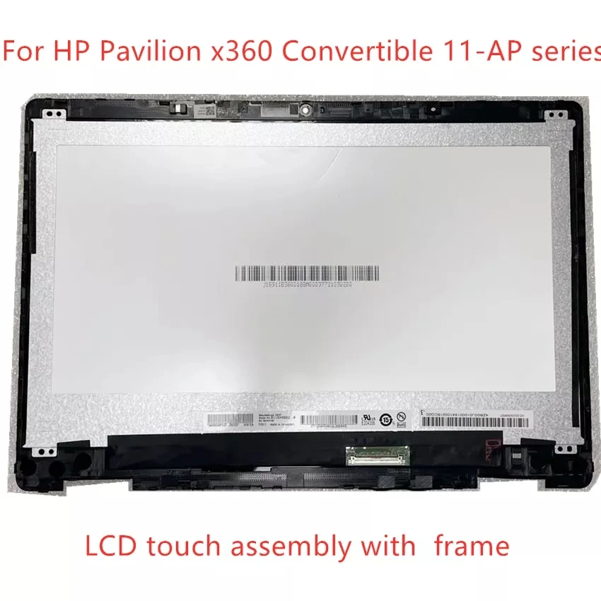 11.6 LCD Touch Screen Assembly for HP Pavilion X360 11-AP 11M-AP 11-AP0014NR 11M-AP0023DX 11-ap0503TU Display Panel L52049-001