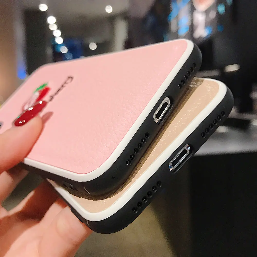 Милый чехол с фруктами для iPhone XR 7 XS Max X 10 8 6 6S Plus узором Личи телефона из