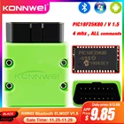 KONNWEI ELM327 V1.5 OBD2 сканер KW902 Bluetooth-совместимый автоматический сканер MINI ELM 327 OBD 2 KW902 считыватель кодов для телефонов Android