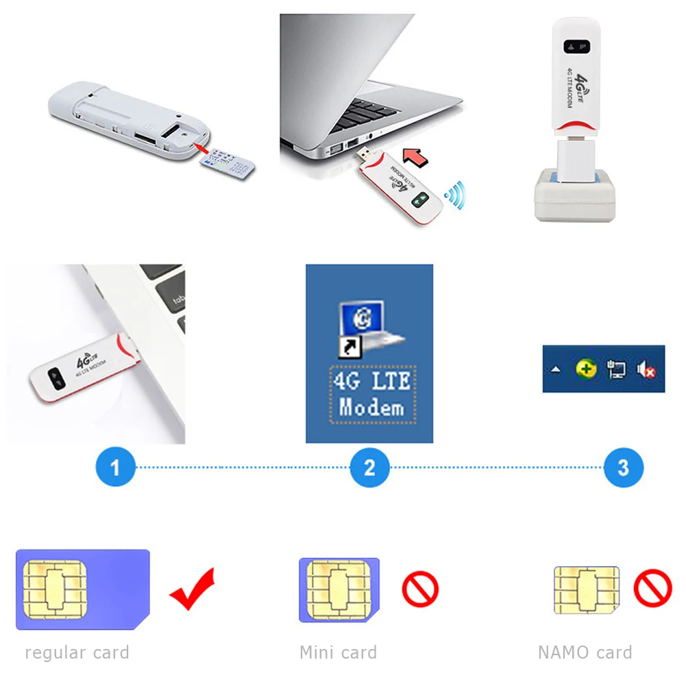 USB-ключ Wi-Fi 4G/3G 100 Мбит/с широкополосный Sim-карта усилитель сигнала расширитель