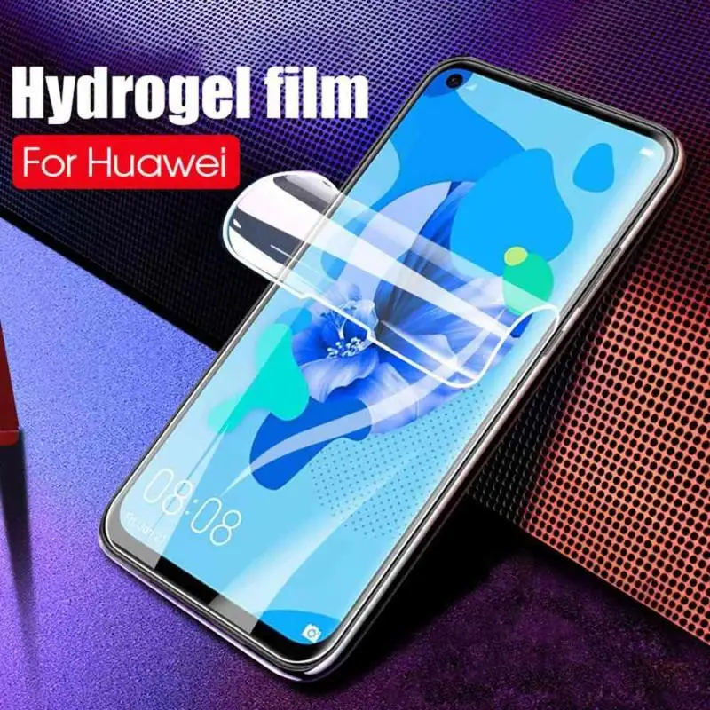 Гидрогелевая пленка для Huawei P40 P30 P20 Pro Mate 20 Lite 600D мягкая защитная экрана 30