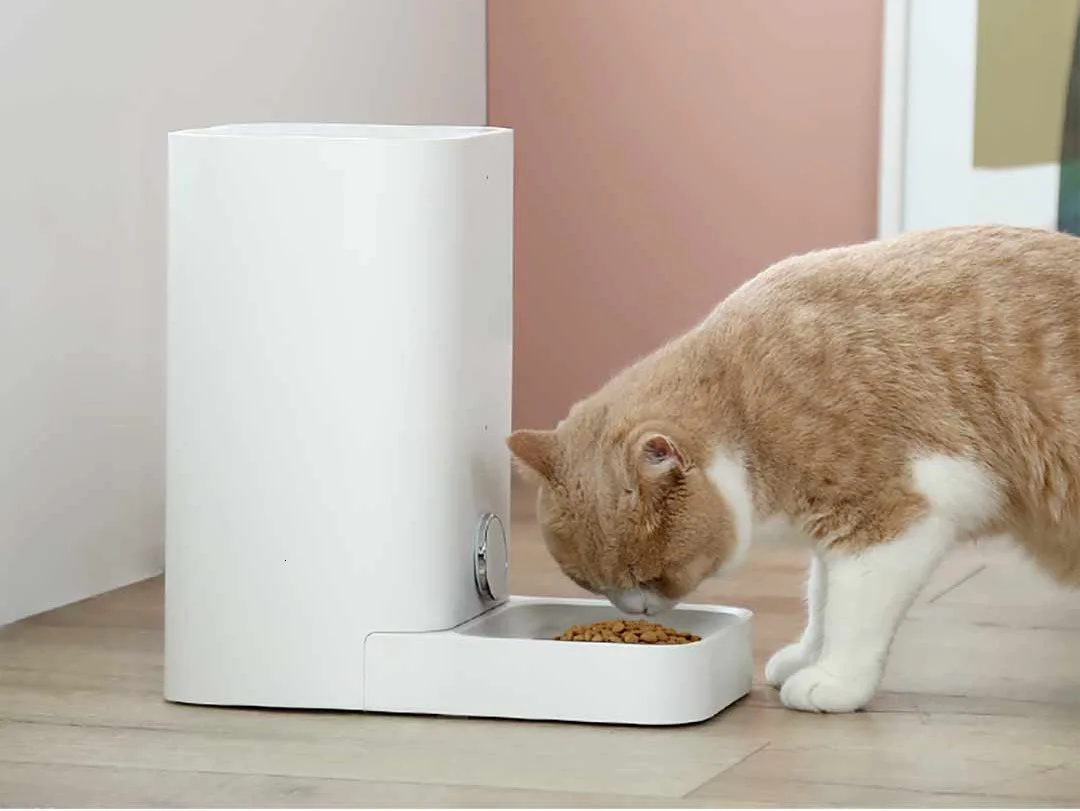 Xiaomi Smart Kitten Pets Feeder Fully Removable Washable Freshly Stored 1.5kg Cat Food Wifi Wireless Remote Control For Cat