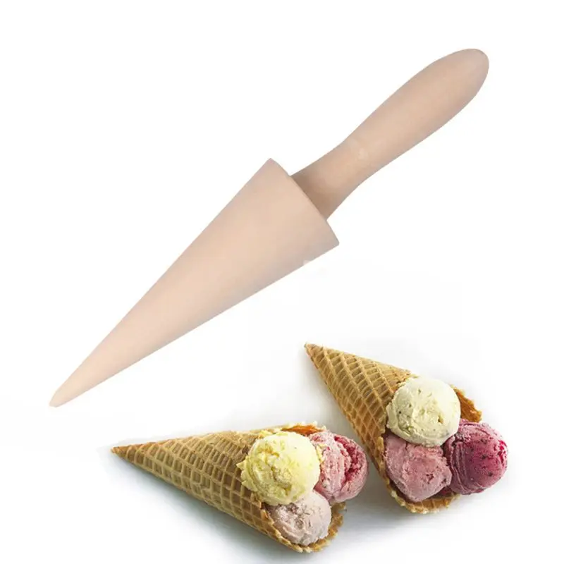 Деревянная форма для мороженого DIY рулон яиц вафельный ролик печенье рулет