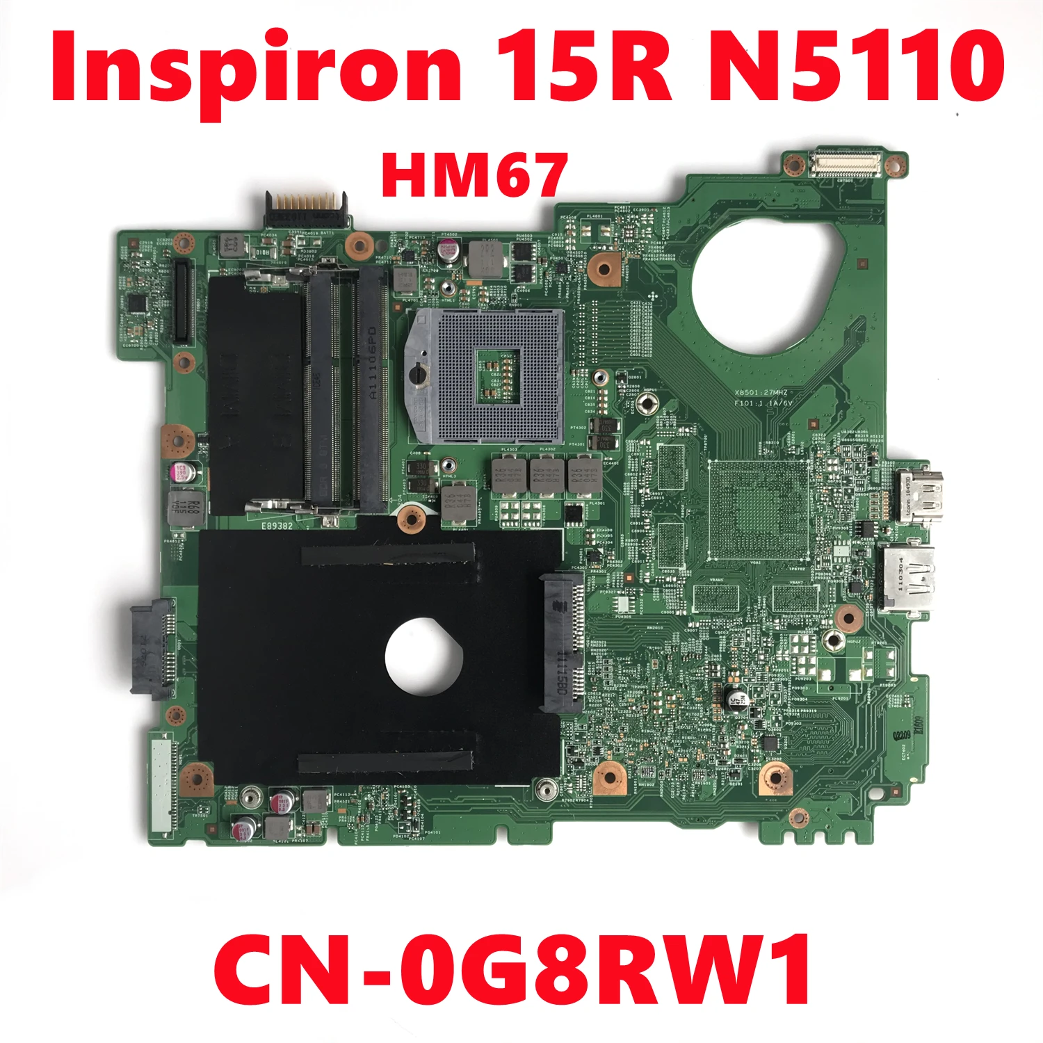 CN-0G8RW1 0G8RW1 G8RW1 материнская плата для Dell Inspiron 15R N5110 ноутбука HM67 DDR3 HD3000 100%