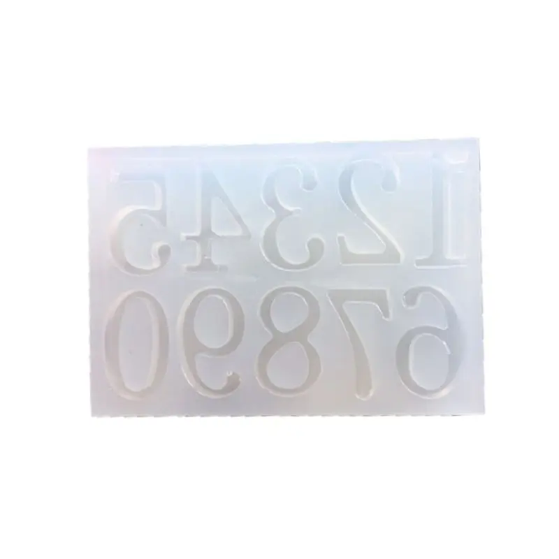 

Tvvudwxx Number Silicone Mold Resin Casting Mold 0-9 Number Jewelry Pendant Mould Resin Epoxy Molds