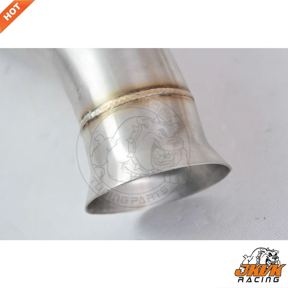 JKVK RACING 3,0 ''76 мм выхлопная труба SS304 для A4 B7 2,0 TFSI