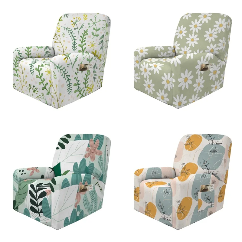 Чехол для кресла в летнем стиле эластичное кресло с откидывающейся спинкой из