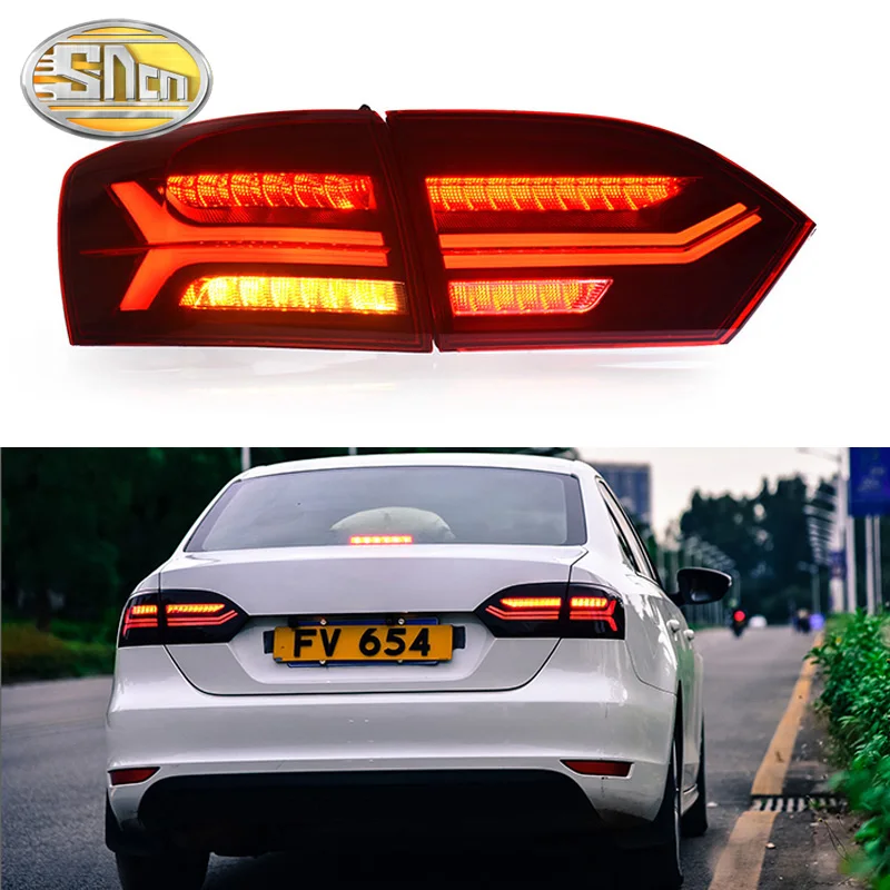 

Автомобильный светодиодный задсветильник для Volkswagen Jetta 2012 2013 2014 MK6, задний противотуманный фонарь, стоп-сигнал, задний ход, динамический сиг...