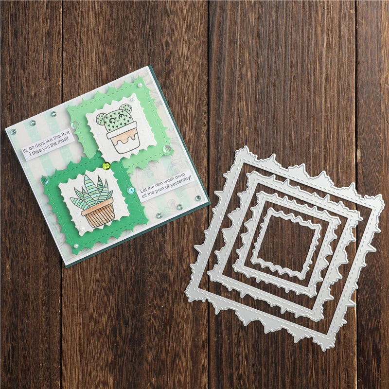 DiyArts вложенные сшитые для резки металла умереть скрапбукинга фотоальбом с