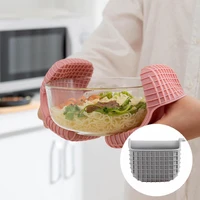 useful microwave mitten wear resistant anti deform thick heat resistant oven glove oven mitten oven glove 1pc