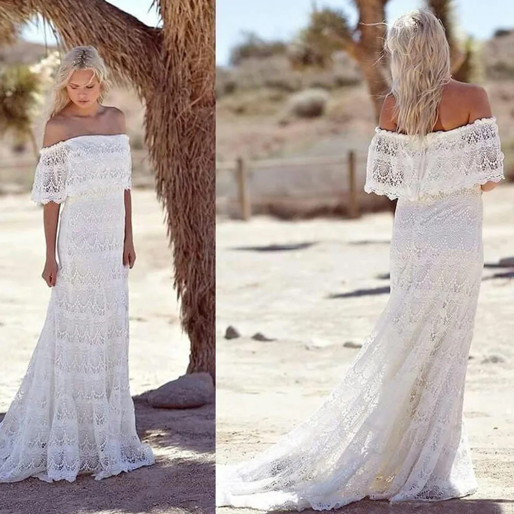 

Charming Strapless Lace Mermaid Wedding Dresses With Wrap Appliques and Beads Bridal Gowns Customize Formal Dresses vestidos de